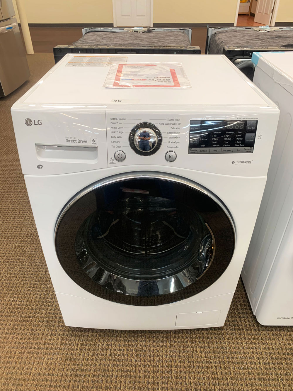 2.4 cu.ft. Smart wi-fi Enabled Compact Front Load All-In-One Washer/Dryer  Combo with Built-In Intelligence