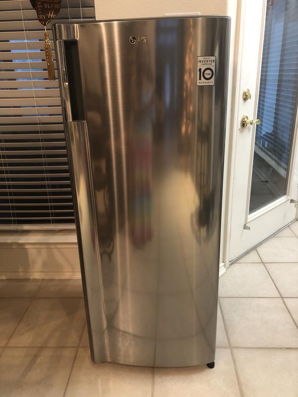 LG Stainless Steel Single Door Freezer