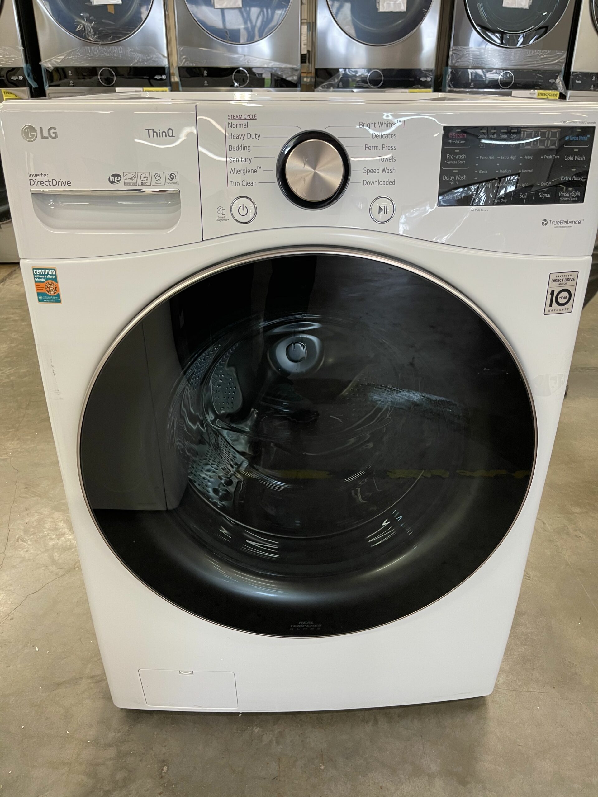 WM4000HWA, LG, 4.5 cu. ft. Ultra Large Capacity Smart wi-fi Enabled Front  Load Washer with TurboWash™ 360° and Built-In Intelligence